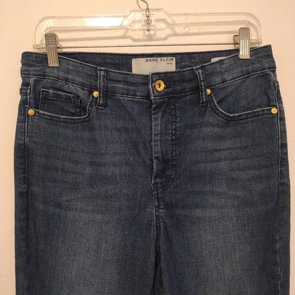 Anne Klein - High Rise Slim Ankle Jeans - Picture 3 of 13